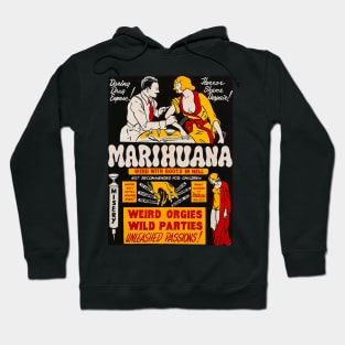 Marihuana - Weed with roots in hell Hoodie